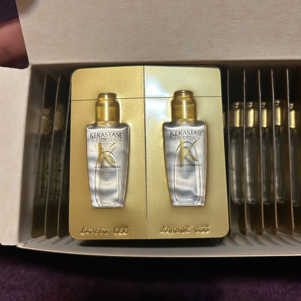 Unisex Kérastase Elixir Ultimate Hair Oil Duo Bundle 25 sets 50 Total Units - Picture 2 of 3